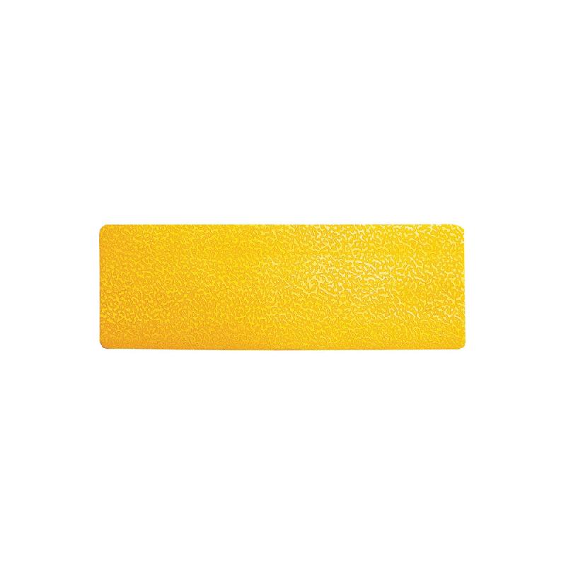 Durable Symbole de marquage au sol permanent - Adhésif antidérapant - Bande - 15 x 5 cm - Jaune - Lot de 10_0