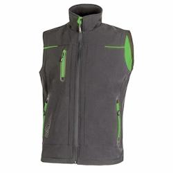 U-Power - Gilet de travail sans manches gris vert UNIVERSE Gris / Vert Taille XL - XL gris 8033546445259_0