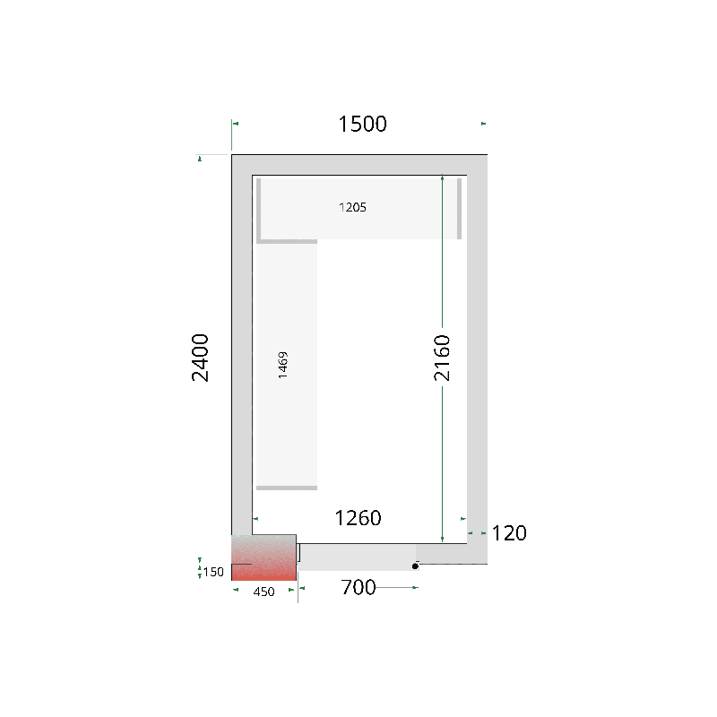 Panneaux de chambre froide 120 mm_0