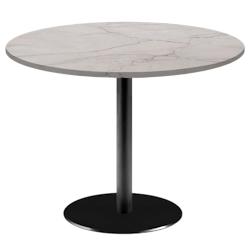Restootab - Table Ø120cm - modèle Rome marbre yule - beige fonte 3760371519613_0