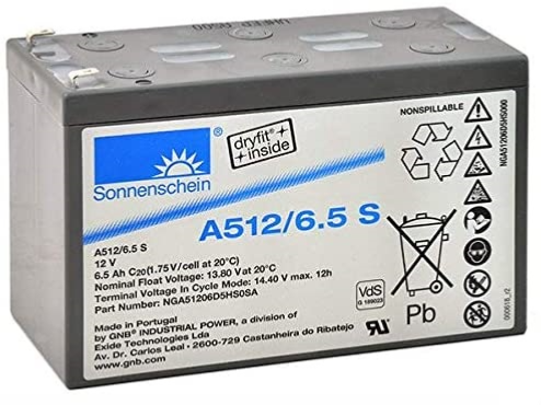 Batterie Gel Dryfit A512/6,5 S 12V 6.5Ah Sonnenschein_0