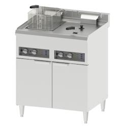 Friteuse électrique sur pieds 2 x 16 litres - GCFP162B_0