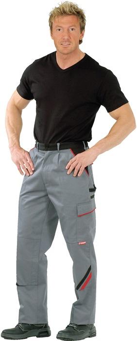 Pantalon à  ceinture Highline taille 48 ardoise/noir/rouge 65 % PES / 35 % coton PLANAM_0