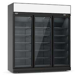 CombiSteel Congélateur 3 portes verre - noir 1480 litres - 3667335003631_0