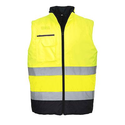 Gilet bodywarmer haute-visibilité bicolore - S267 - Portwest_0