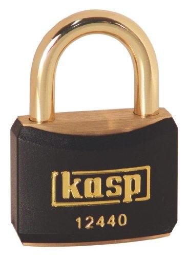 KASP K12440BLAA1 CADENAS EN LAITON DE COULEUR 40 MM S'ENTROUVANT NOIR_0
