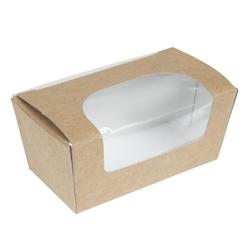 Colpac Boîtes en carton compostables avec fenêtre pour petits gâteaux - paper FA360_0