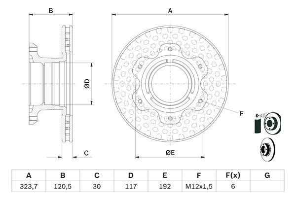 DISQUE DE FREIN BOSCH 0986479E48_0