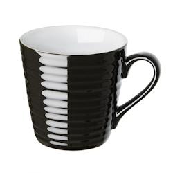 Mugs Aroma Olympia Café noirs 340ml (lot de 6) - noir Grès EQCU959_0