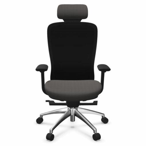 Fauteuil bureautique ergonomique - CONFORT avec têtière - neuf - mécanisme synchrone - accoudoirs 4D_0