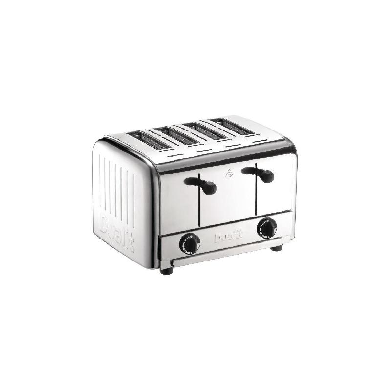 Grille-pain aluminium inox traiteur 4 fentes, 2700 W, 220 V - MONO_0