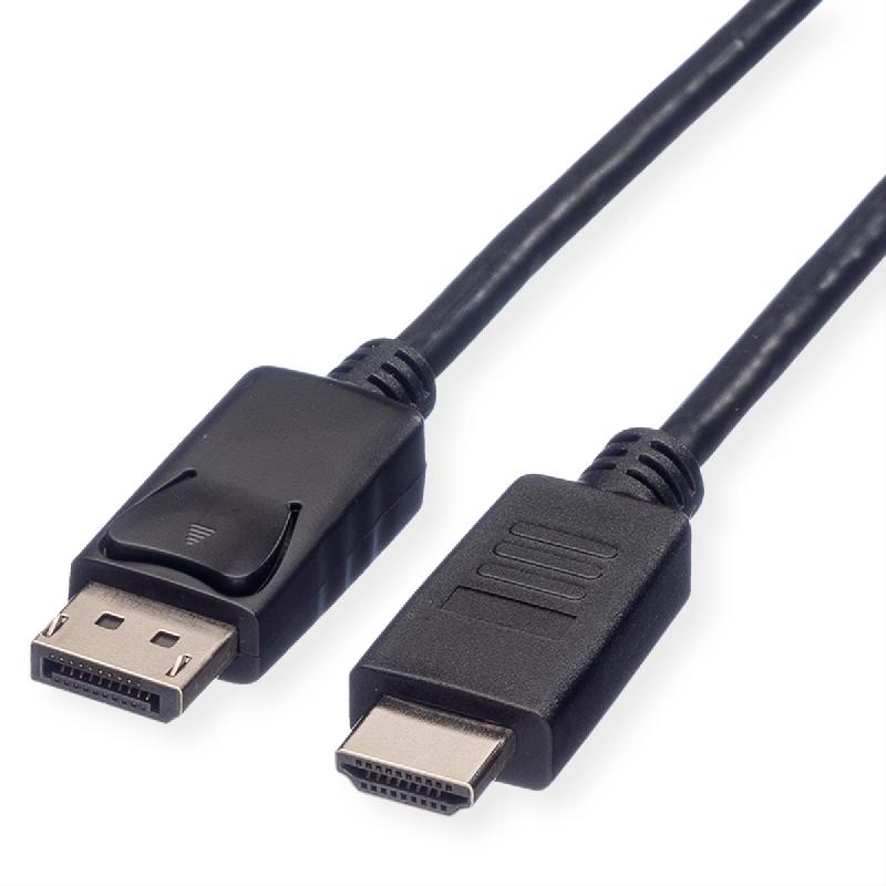 ROLINE Câble DisplayPort DP - HDTV, M/M, noir, 1,5 m_0