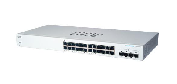 Cisco CBS220-24T-4G Géré L2 Gigabit Ethernet (10/100/1000) 1U Blanc_0