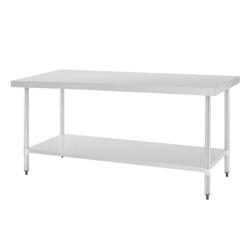 Table en acier inoxydable sans rebord Vogue 1800 x 700mm - UNGJ504_0