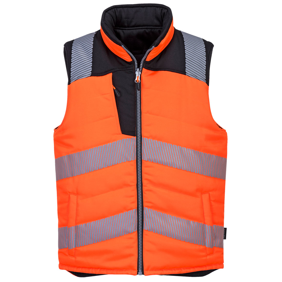 Bodywarmer réversible haute visibilité - Orange/Noir - PW374 - Portwest_0