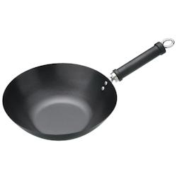 Wok antiadhésif fond plat Kitchen Craft 305mm - EQK249_0