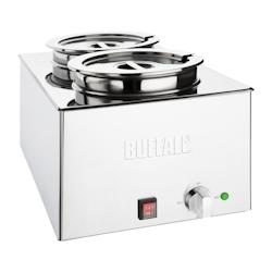 Bain-marie avec pots ronds Buffalo - FT695_0