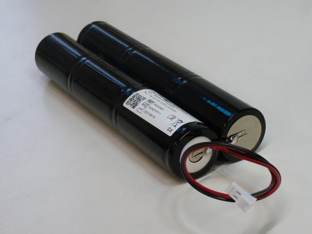 Batterie médicale rechargeable 6x d 6s1p st5 f250 7.2v 4.5ah con_0