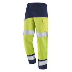 Cepovett - Pantalon de travail Fluo SAFE XP Jaune / Bleu Marine Taille 3XL - XXXL 3603624531843_0