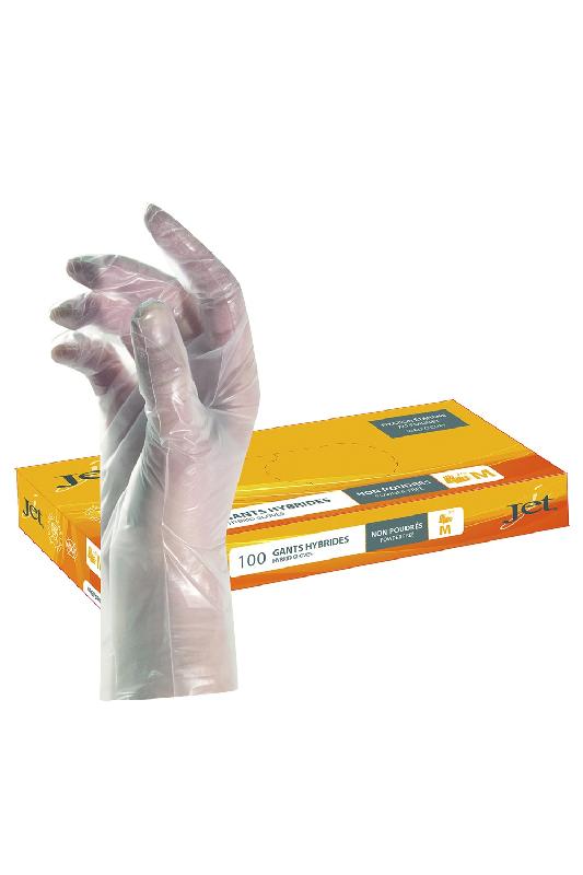 100 gants alimentaire usage unique CE en élastomère thermoplastique non poudré - GHNPIN-IM05_0