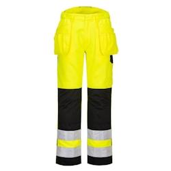 Portwest - Pantalon de travail holster haute visibilité PW2 Orange / Noir Taille 52_0
