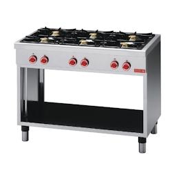 6 feux vifs gaz éco Gastro M - inox UNGL915_0