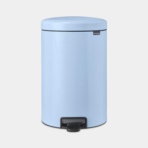 Poubelle à pédale NewIcon 20 litres - Dreamy Blue - Brabantia - Design intemporel - Anti-odeurs - Base antidérapante_0