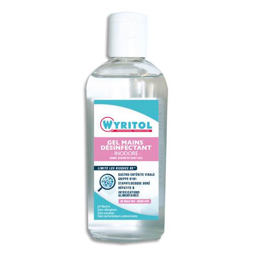 Wyritol flacon 100 ml gel hydro-alcoolique pour les mains sans parfum_0