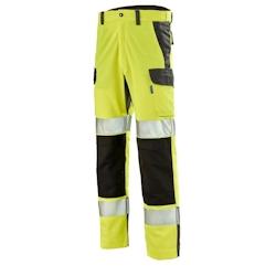 Cepovett - Pantalon de travail Fluo ADVANCED Jaune / Gris Taille 52 - 52 3603623424160_0