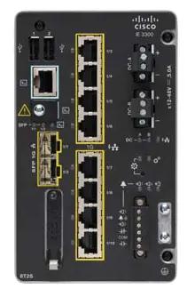 Cisco Catalyst IE-3300-8T2S-A commutateur réseau Géré L2 Gigabit Ethernet (10/100/1000) Noir_0