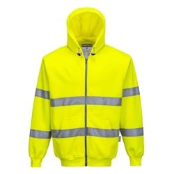 Portwest - Sweat-shirt zip à capuche HV Jaune Taille M - M jaune 5036108192427_0
