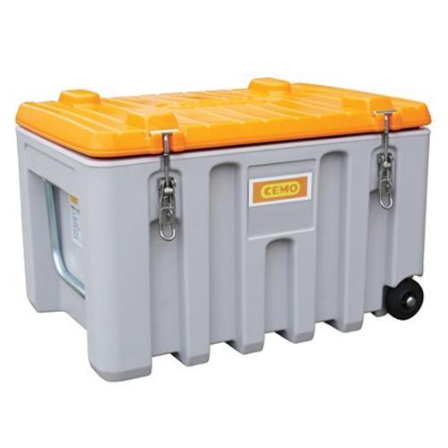 Box de chantier mobile en polyéthylène CEMBOX 150 litres Trolley - Pour vrac - CEMO - 10331_0