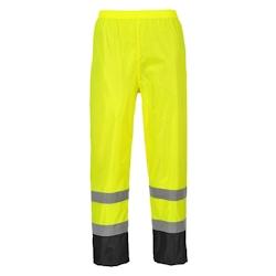 Portwest - Pantalon de pluie bicolore imperméable HV Jaune / Noir Taille S - S jaune H444YBRS_0
