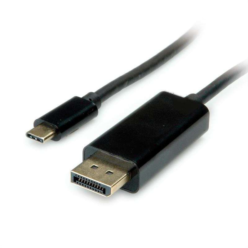 VALUE Câble adaptateur type C - DisplayPort, v1.2, M/M, 1 m_0