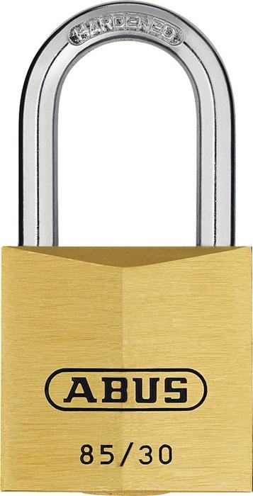 Cadenas cylindrique 85/30HB24 gl largeur du corps de verrou 30 mm laiton fermeture identique 0402 ABUS_0