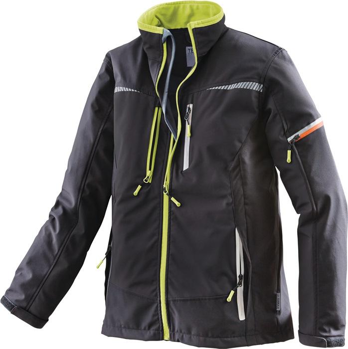 Veste en softshell Terrax Workwear taille M noir/limette 100 % PES TERRAX_0