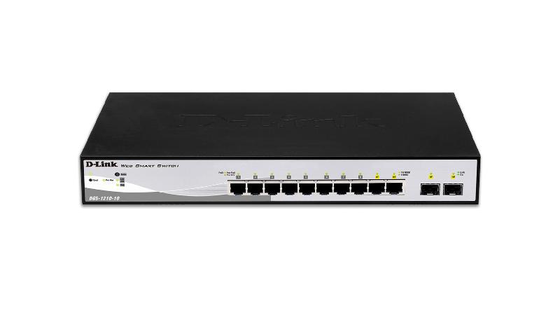 D-Link DGS-1210-10 Géré L2 Gigabit Ethernet (10/100/1000) 1U Noir, Gris_0