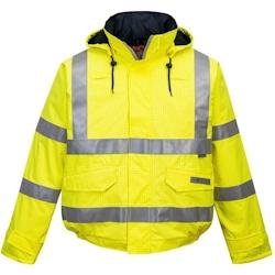 Portwest - Blouson de travail imperméable résistant à la flamme PILOTE HV Jaune Taille 3XL - XXXL jaune 5036108207121_0