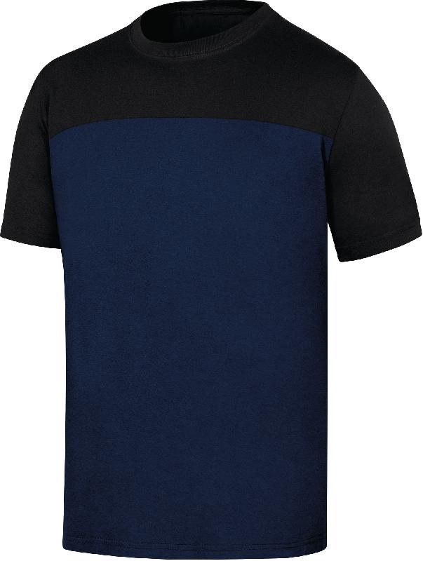 Tee-shirt 100% coton genoa2 bleu marine/noir t3xl - DELTA PLUS - geno2mn3x - 848893_0
