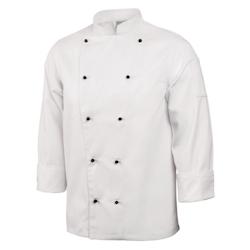 Whites Chefs Clothing Veste de cuisine Whites Chicago manches longues blanc L - blanc 5050984241376_0