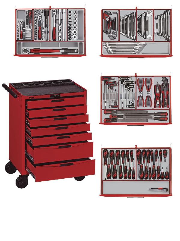 Servante d'atelier complète 188pcs Teng Tools_0