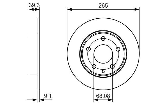 DISQUE DE FREIN BOSCH 0986479C26_0