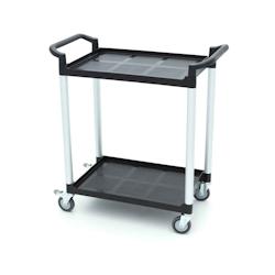 Maxima Chariot de service - 2 étagères en plastique - 86,5 x 42,5 cm - 3701117766144_0