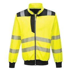 Portwest - Sweat-shirt zippé PW3 HV Jaune / Noir Taille M - M jaune 5036108306688_0