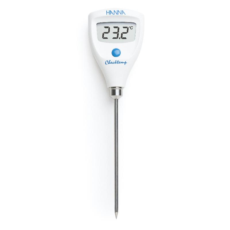 Thermomètre de précision avec sonde fixe Checktemp®, conforme EN13485 - HI98501_0