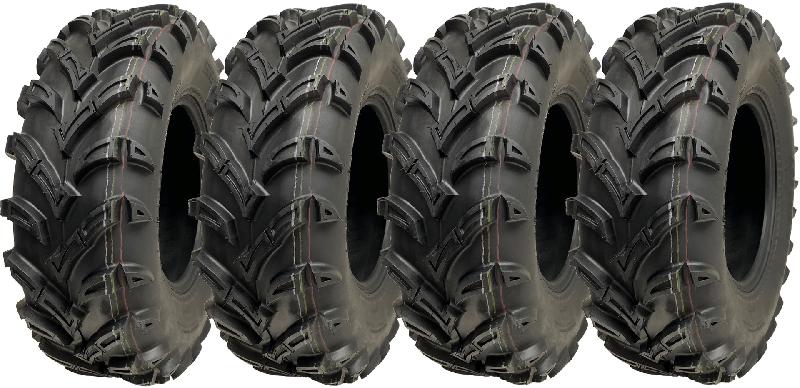 25x8.00-12 Pneus Quad ATV 6ply 14psi Wanda P377 Road Legal Pneus 65J (ensemble de 4)_0