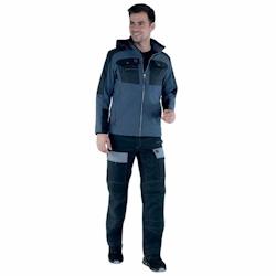 Lafont - Veste Softshell de travail PLASTER Gris Foncé / Noir Taille XL - XL gris 3609705274272_0