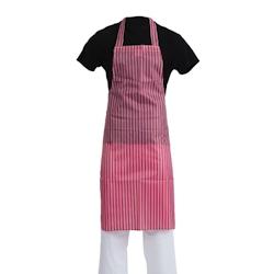 Whites Chefs Clothing Tablier bavette déperlant Whites rouge et blanc - A581_0