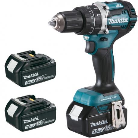 Perceuse visseuse à percussion sans fil Makita DHP453RYJ 18V - 1,5Ah