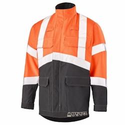 Cepovett - Blouson de travail multirisques en polyester majoritaire SILVER TECH 260 Orange / Gris Taille S - S orange 3603622382690_0